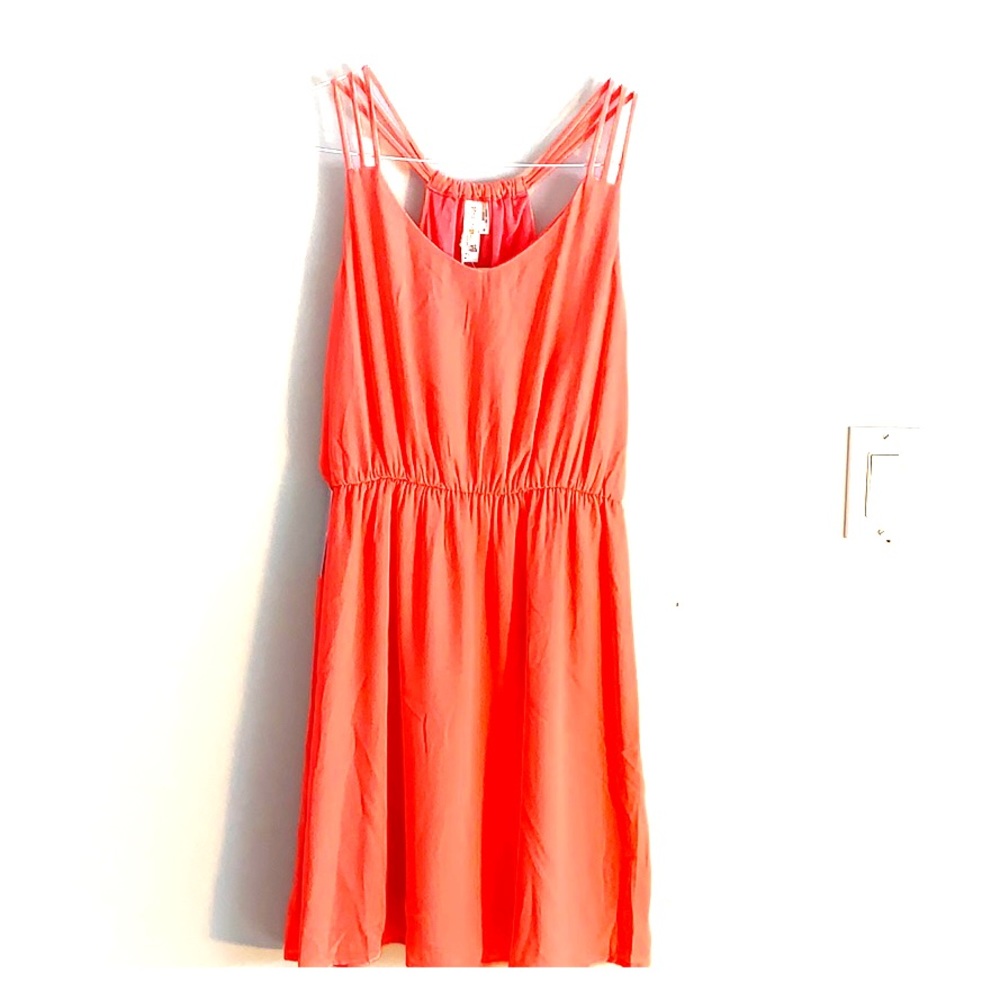 Coral dress